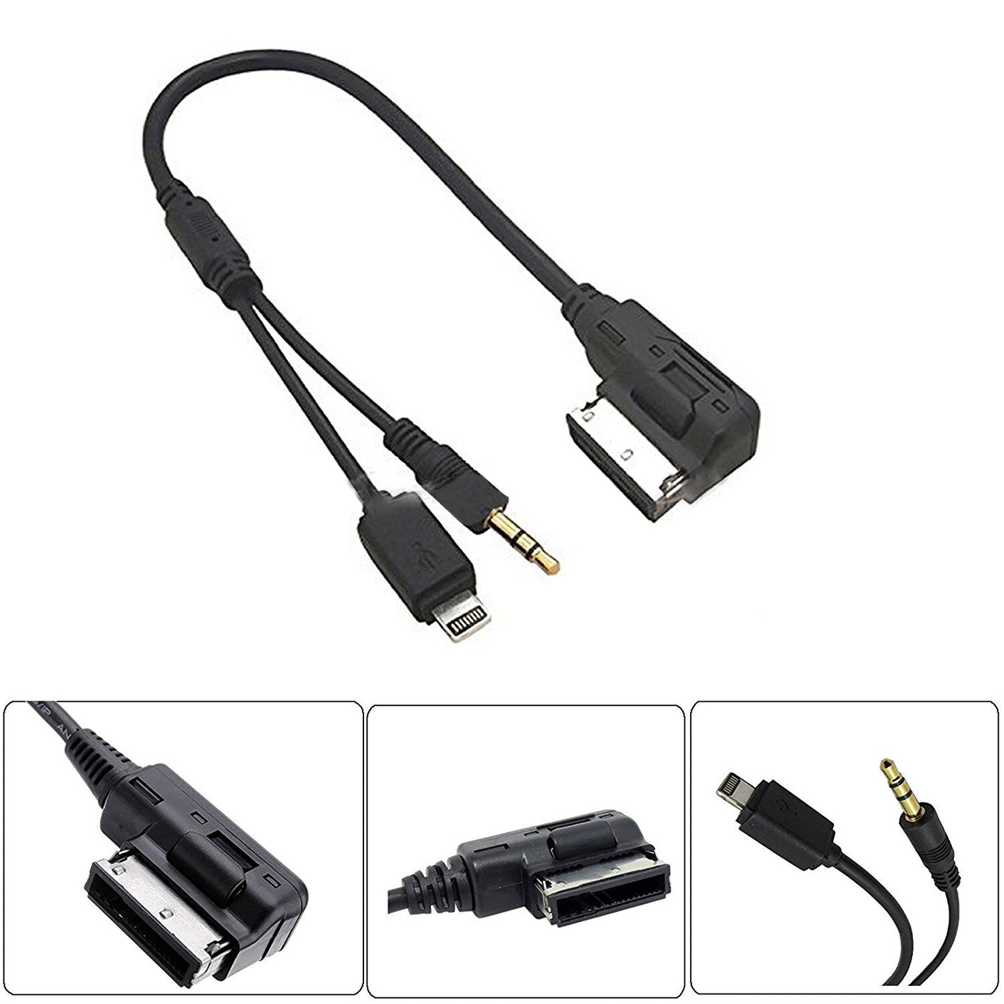 US-made AUX audio cable adapter for Audi for VW AMI MDI MMI music interface cable USB