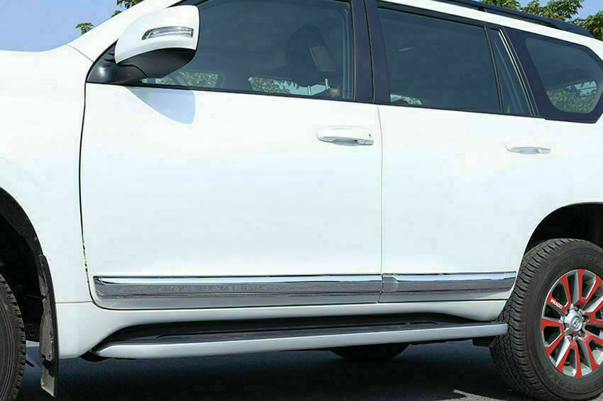 for Toyota for Land Cruiser Prado 2010-2021 Chrome Body Side Door Panel Cover Trim