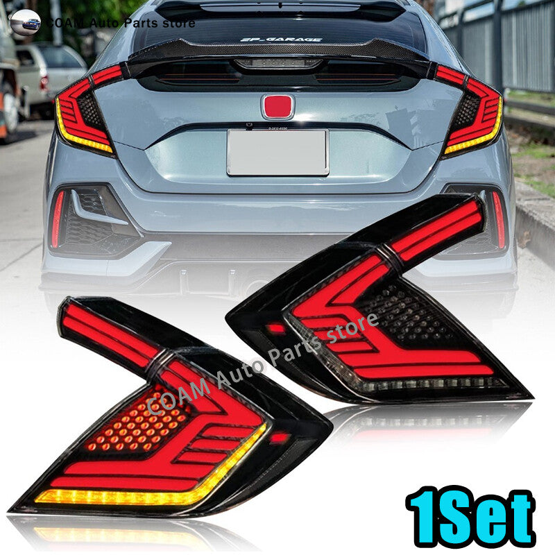 LED taillights for Honda for Civic Hatchback 2016-2021 - Rear light sequence signal