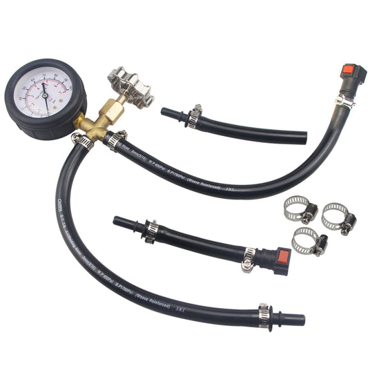 Quick-connect fuel injection pump pressure tester with valve 0 ~ 100 PSI