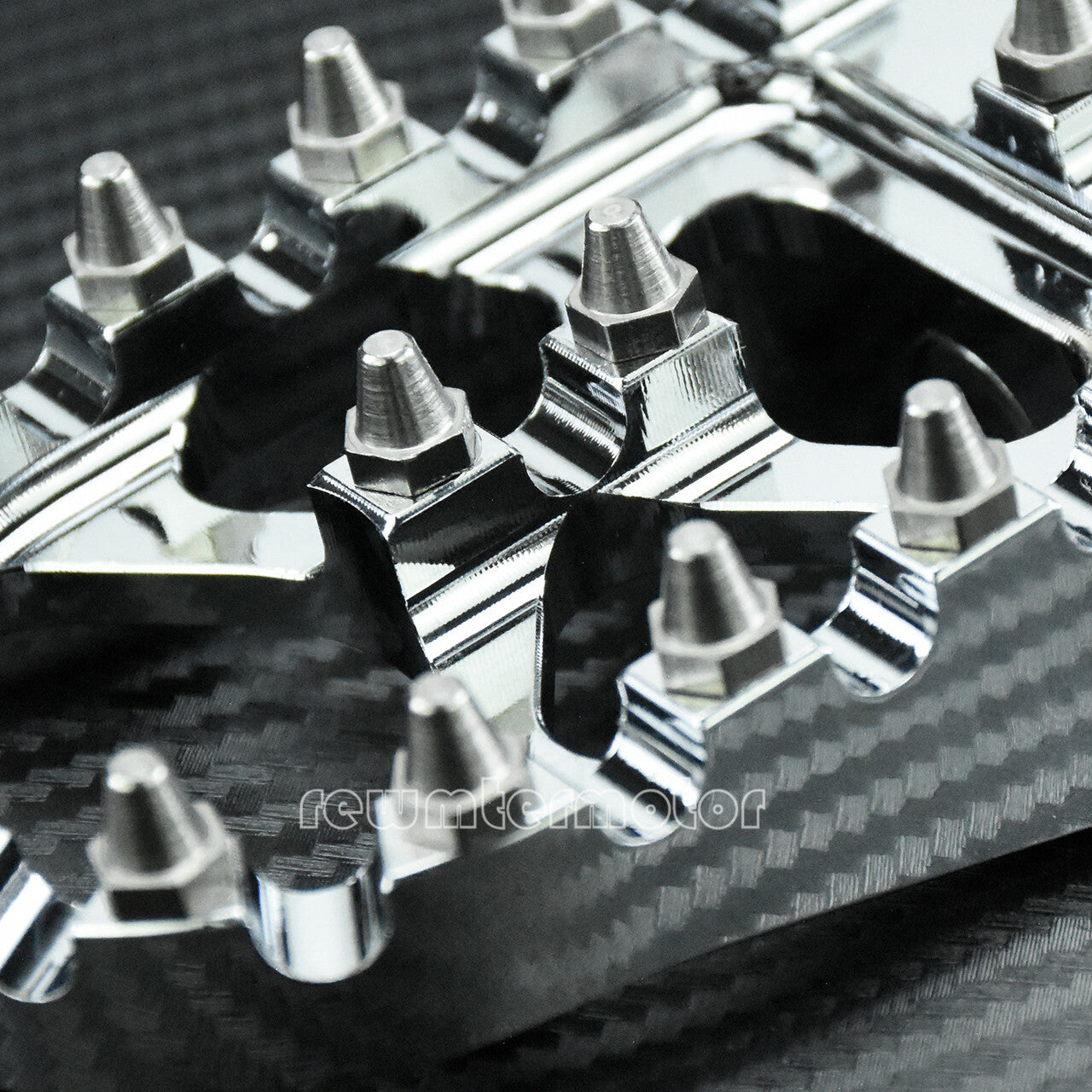 CNC Chrome Wide Foot Peg Rests Fit for Harley Sportster XL Dyna Touring Bobber