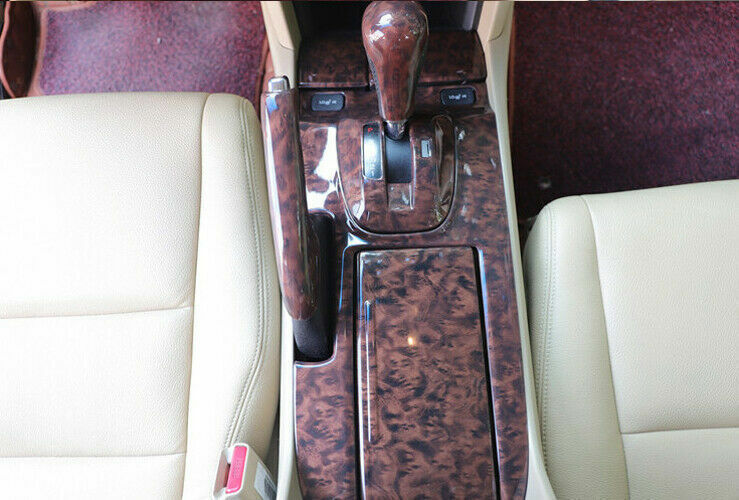 Middle Console Handbrake Set Cover for Honda Accord Crosstour 08-2013 Wood Grain
