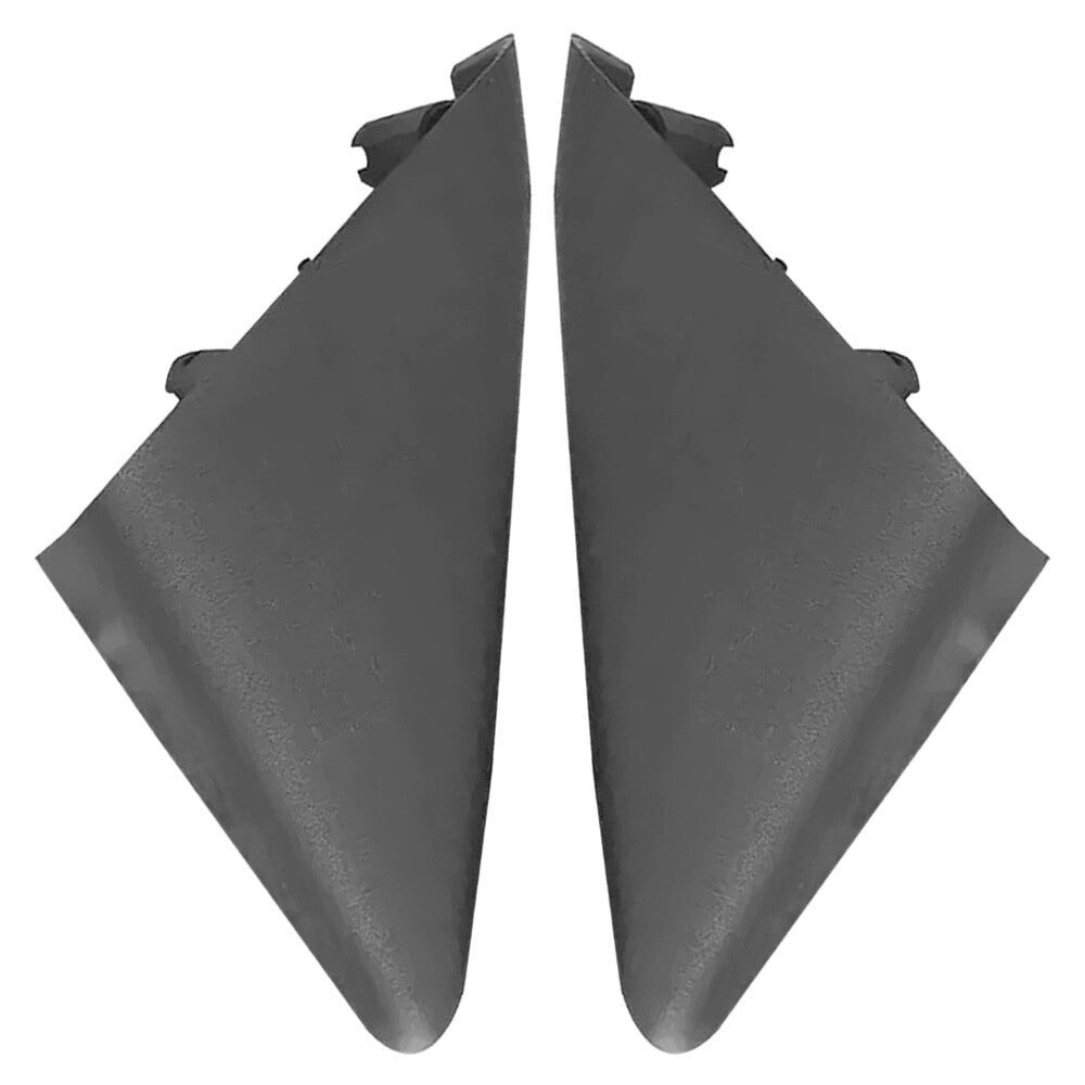 2Pcs Door Triangle Cover Plastic Black for Genesis Coupe 2009-2012 Left Right