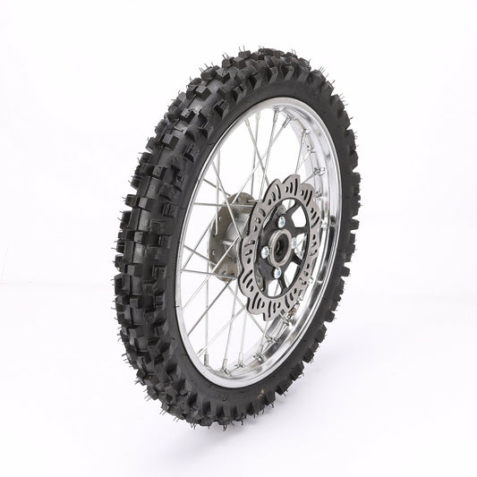 12mm 14-inch wheels, 60/100-14 tires, rim assembly, 2.50-14 grooved tires, SSR 110cc 125cc PW80