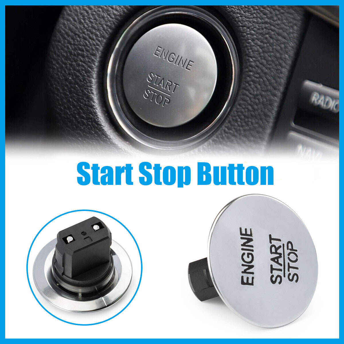 2215450714 for Mercedes-Benz Start Stop Push To Go Button Switch Keyless NEW