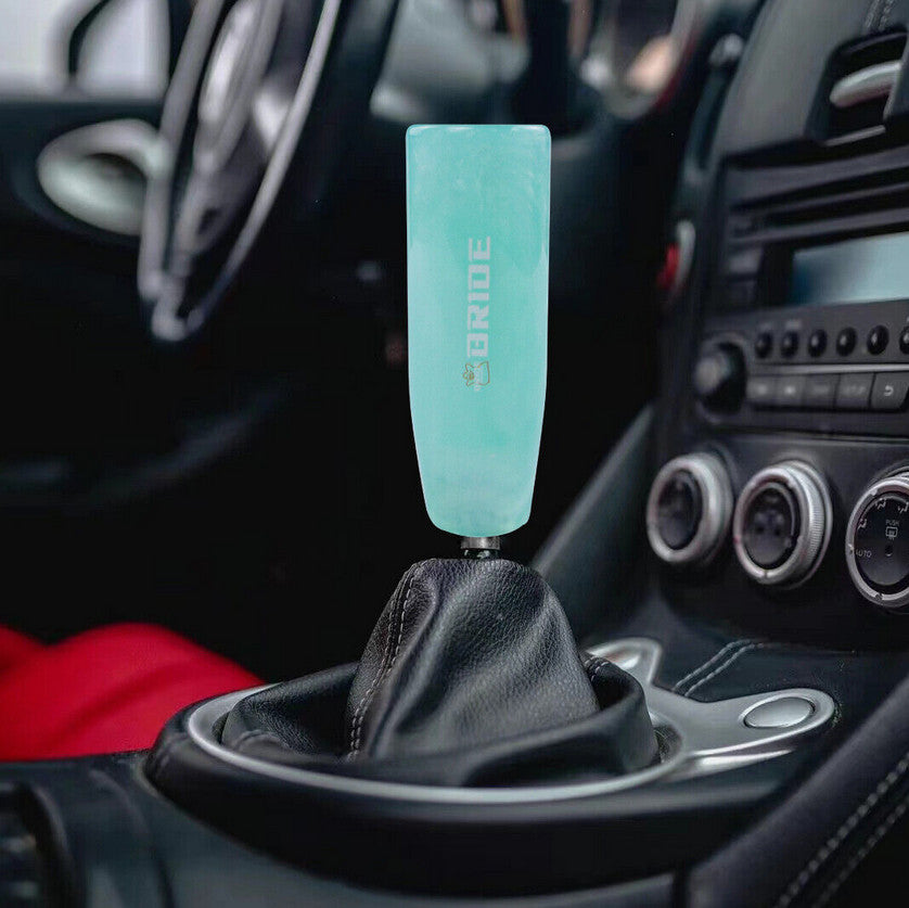 Car manual shift lever, bridal pearl turquoise, 120mm, suitable for Honda for Acura .