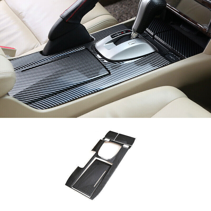 for Honda Accord Crosstour 2008-2012 Carbon Fiber Console Gear Shift Panel trim