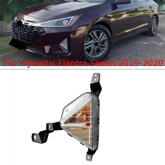 Left Front bumper Fog Light Turn Signal Lamp for Hyundai for Elantra Sedan 2019-2020