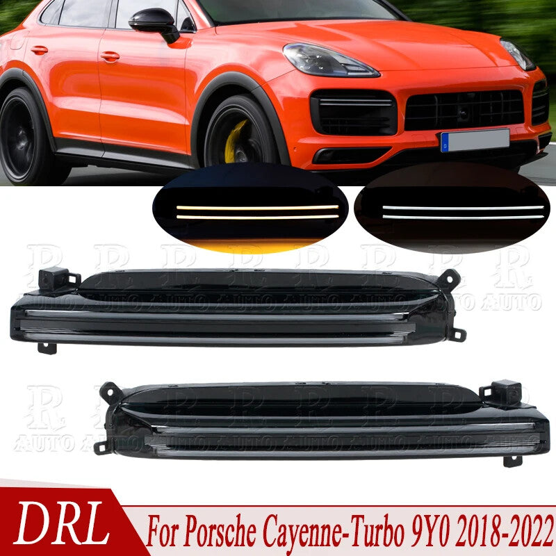 LED DRL daytime running lights for Porsche for Cayenne -Turbo 9Y0 201-2022