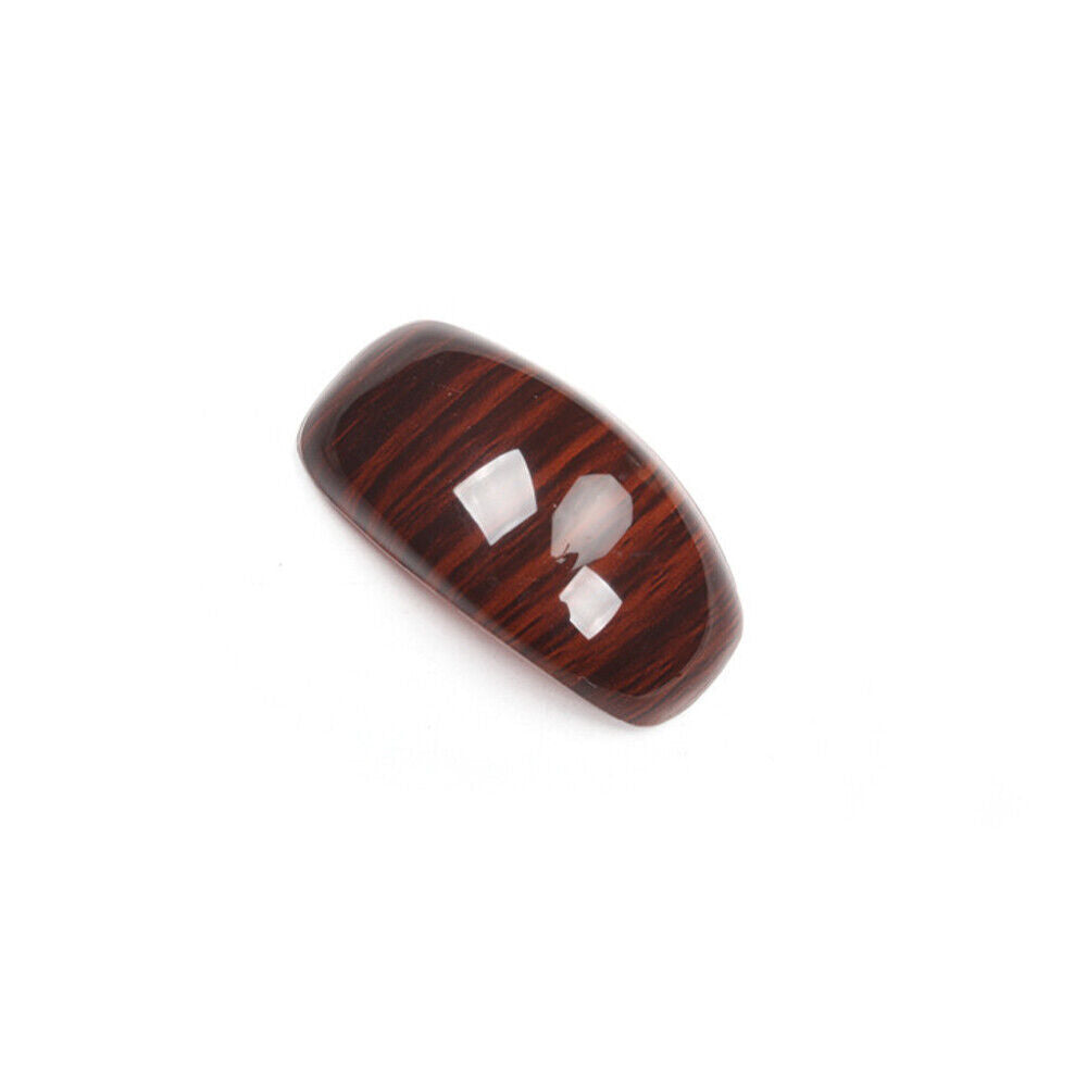 Inner Gear Shift Knob Head Cover Trim 1 Fit for Hyundai IX25 2015-2019 Red Wood