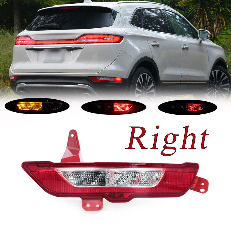Rear reflector lights, fog lights, brake lights, and turn signals for Lincoln MKC 2015-2019
