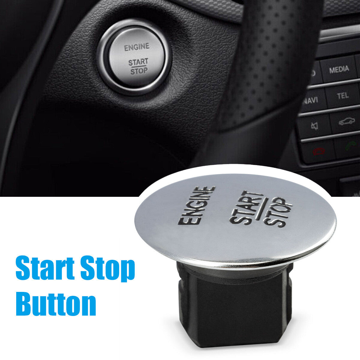 1X 2215450714 Applicable to for Mercedes-Benz new start/stop button switch keyless entry.