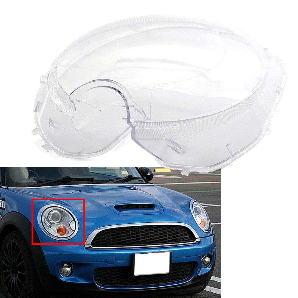 Car Front Headlight Headlamp Lens Cover Fits for BMW for MINI R56 2007-2015