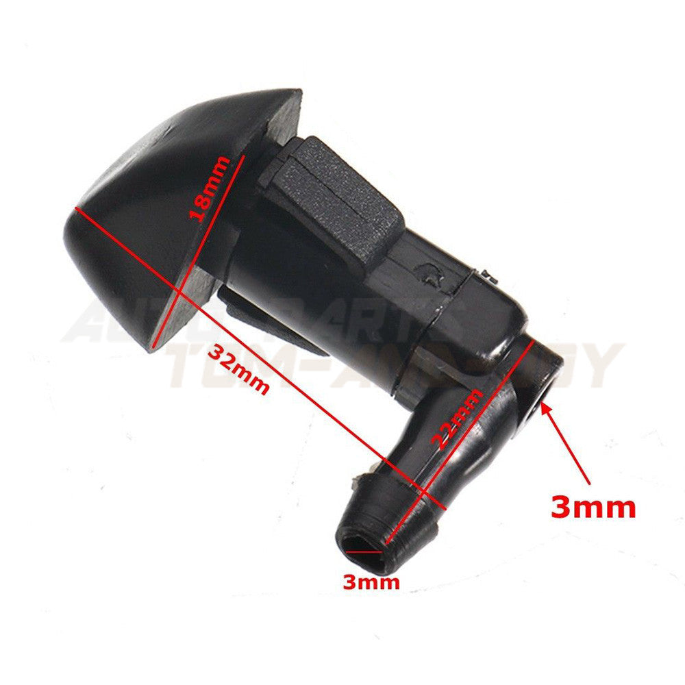 2Pcs Car Windshield Wiper Washer Spray Nozzle for Honda for Accord 2003-2007