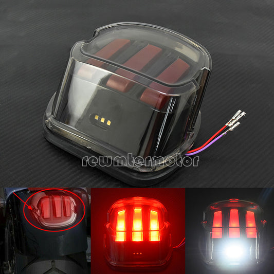 Motorcycle Led DRL Brake Tail Light Fit for Harley Softail Sportster Dyna Fatboy