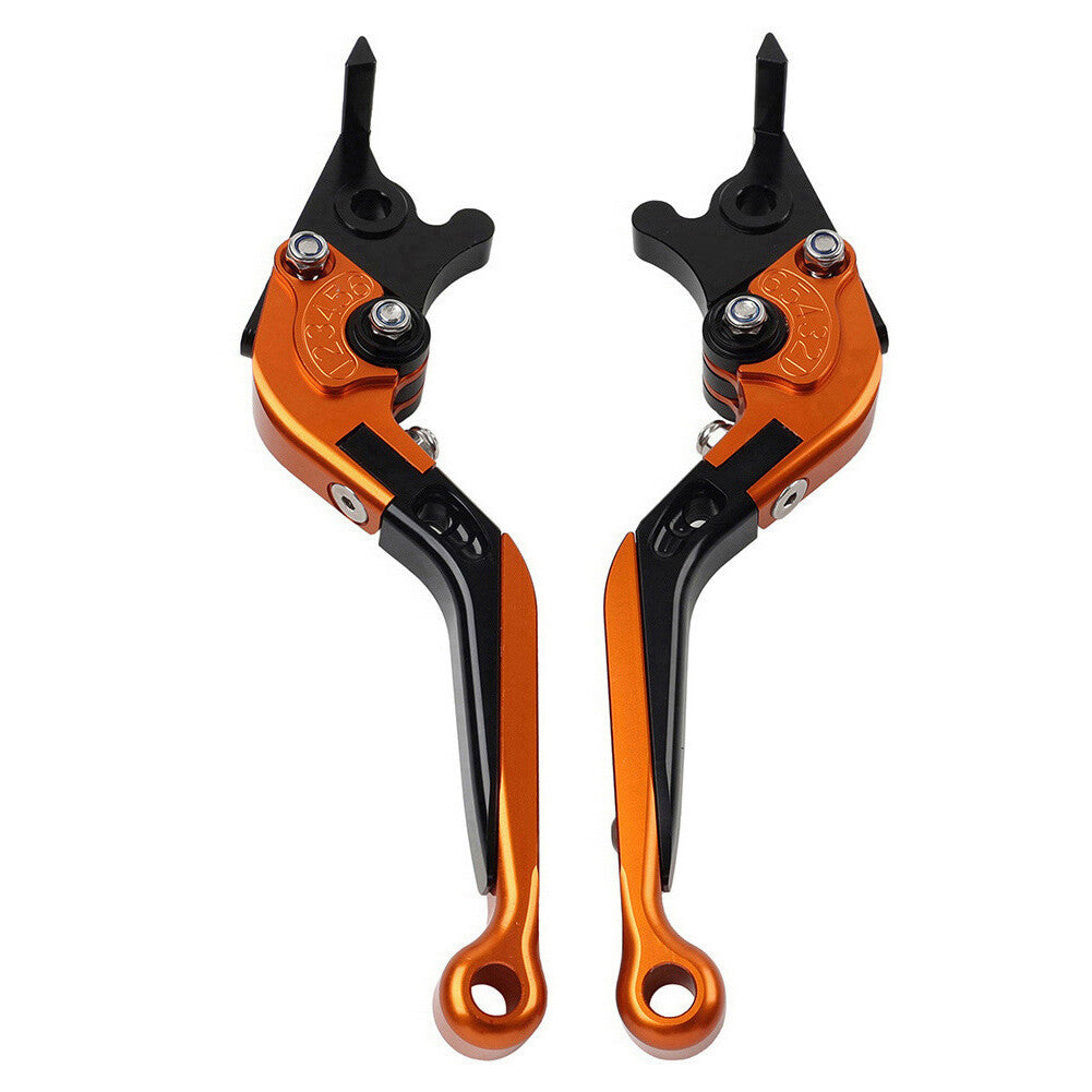 Orange CNC Folding Extendable Brake Clutch Levers for BMW S1000XR 2015-2021
