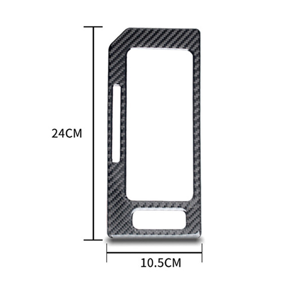 Carbon Fiber Interior Gear Shift Frame Cover Trim for Ford F-150 2015-2020