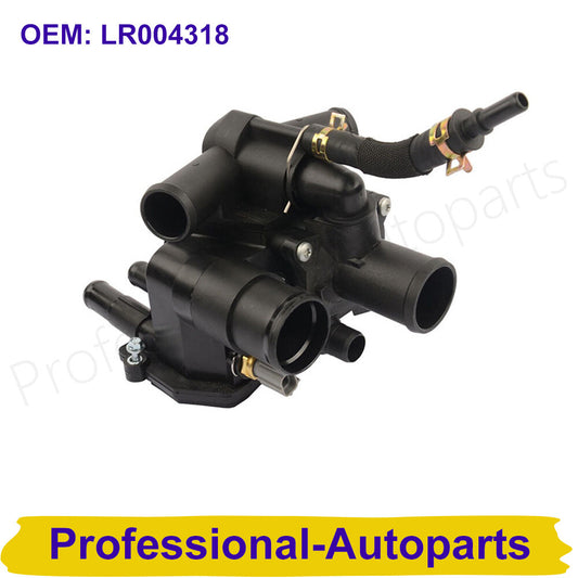 The LR004318 thermostat housing is suitable for Land Rover for Range Rover L322 and for Land Rover for Range Rover Sport 3.6