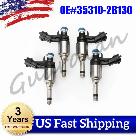 4x 35310-2B130 Fuel Injector for Kia Rio Soul Forte5 Forte Koup Optima for Hyundai