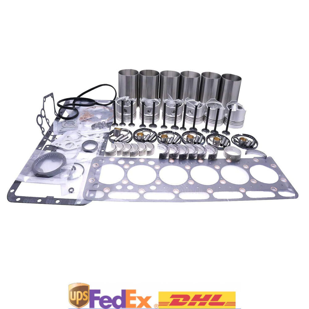 Overhaul Rebuild Kit for Mitsubishi 6DR5 6DR51 Engine 6 Cylinder