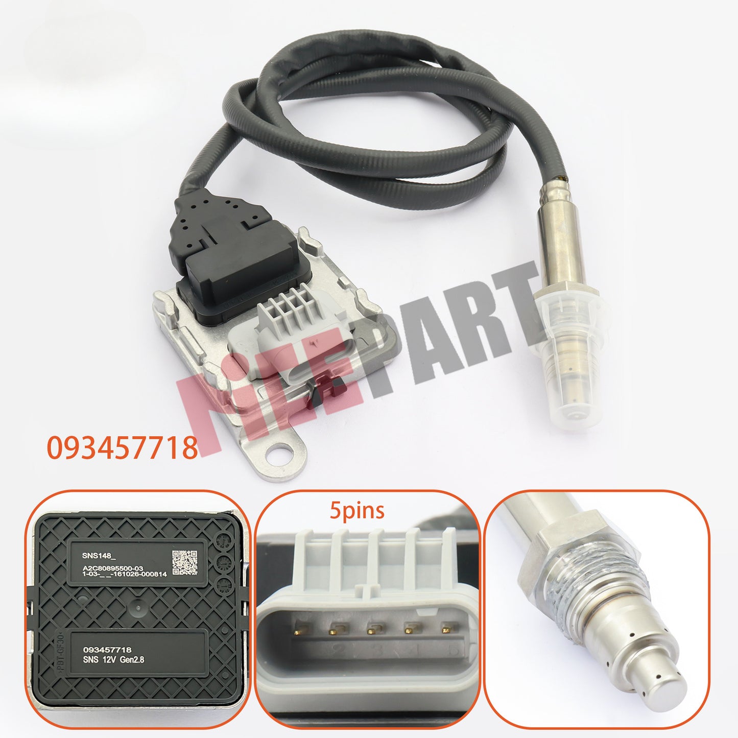 NEW 1PCS NOX sensor 093457718 Compatible for VAUXHALL for OPEL for RENAULT for NISSAN Movano