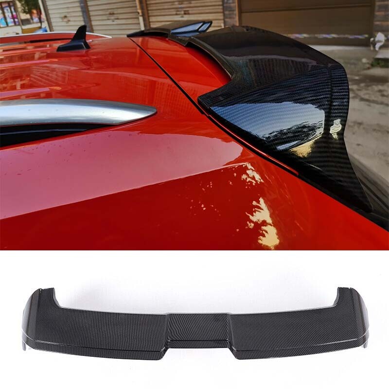Wing Flap Rear Boot Spoiler ABS Carbon Fiber Fit for Volkswagen for Tiguan 17-21
