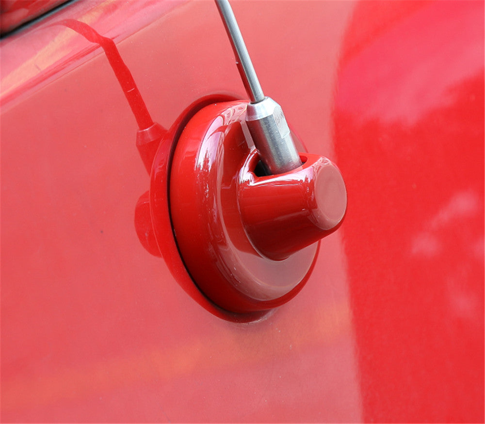 Red Chrome Antenna Base Cover Trim for 2007-2018 for Jeep for Wrangler JK Accessories