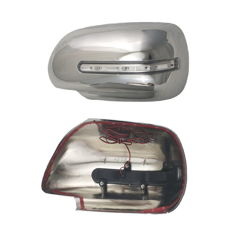 Side Light Mirror Covers Trims For 2008 2009 2010-15 for Suzuki Grand Vitara SUV LED