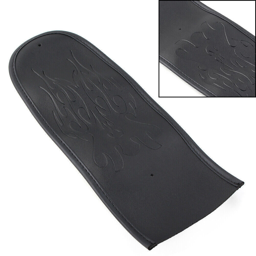 for Harley Dyna Fat Bob Street Glide Flame Stitch Rear Solo for Seat Fender Bib Pad