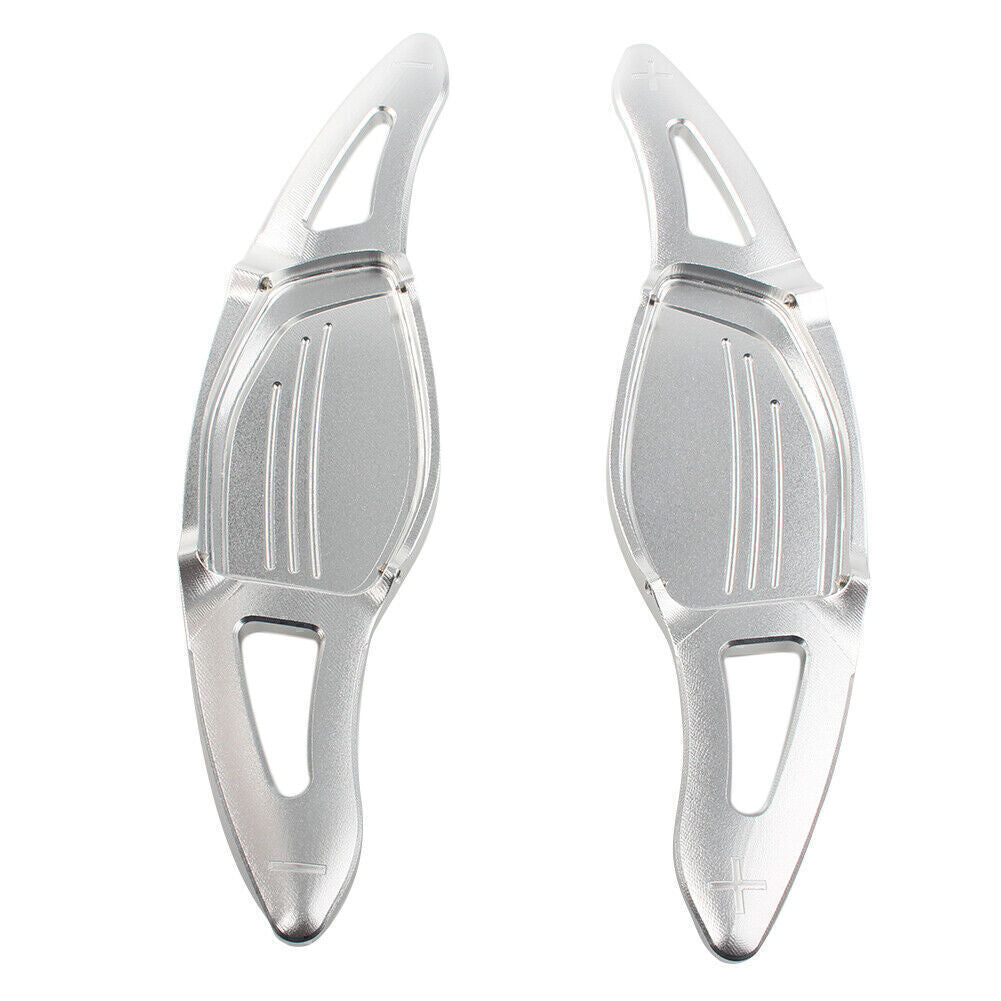 2x Steering Wheel Shift Paddle Shifter Extension Fit for Audi R8 RS3 RS4 RS5 TT RS