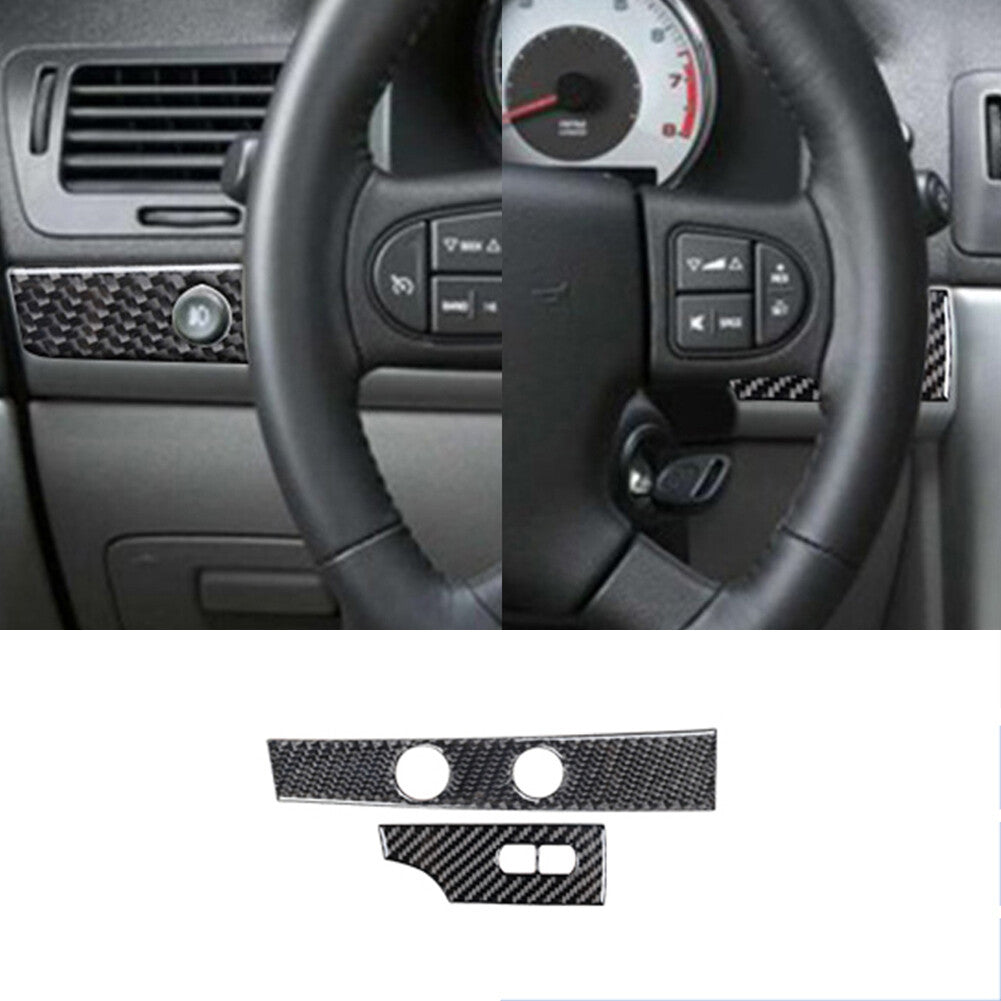 Steering Wheel Side Panel Trim Cover Carbon Fiber for Chevrolet COBALT 2005-2010