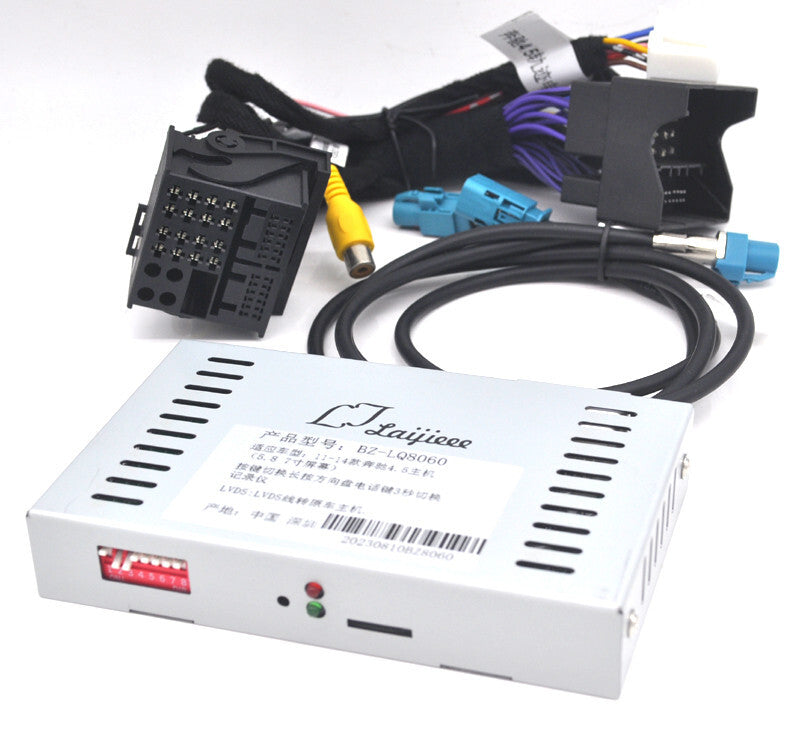 for Mercedes C W204 Ntg4.5 Reverse Interface Rear/Front Camera dynamic guideline