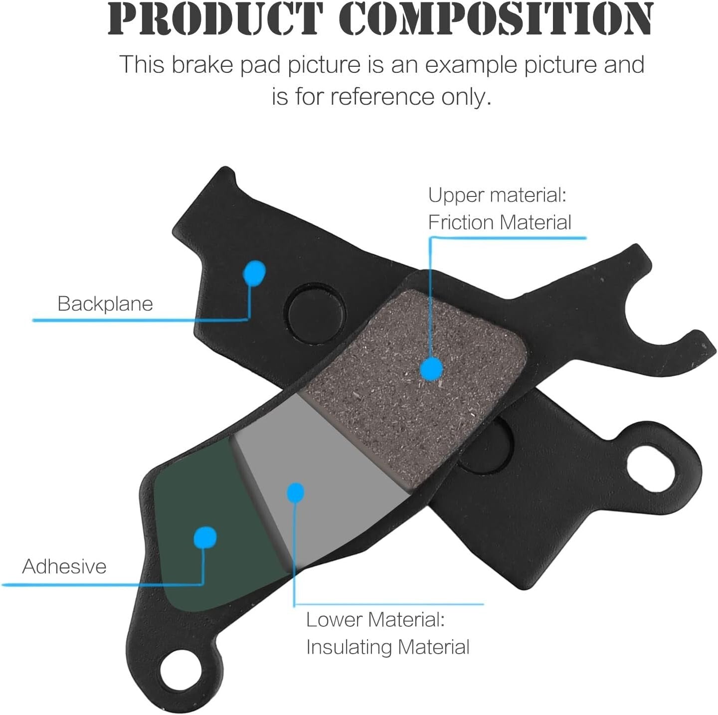 Brake Pad for Can-Am Outlander 1000 500 650 800 R 4x4 STD Max 450 800 EFI STD