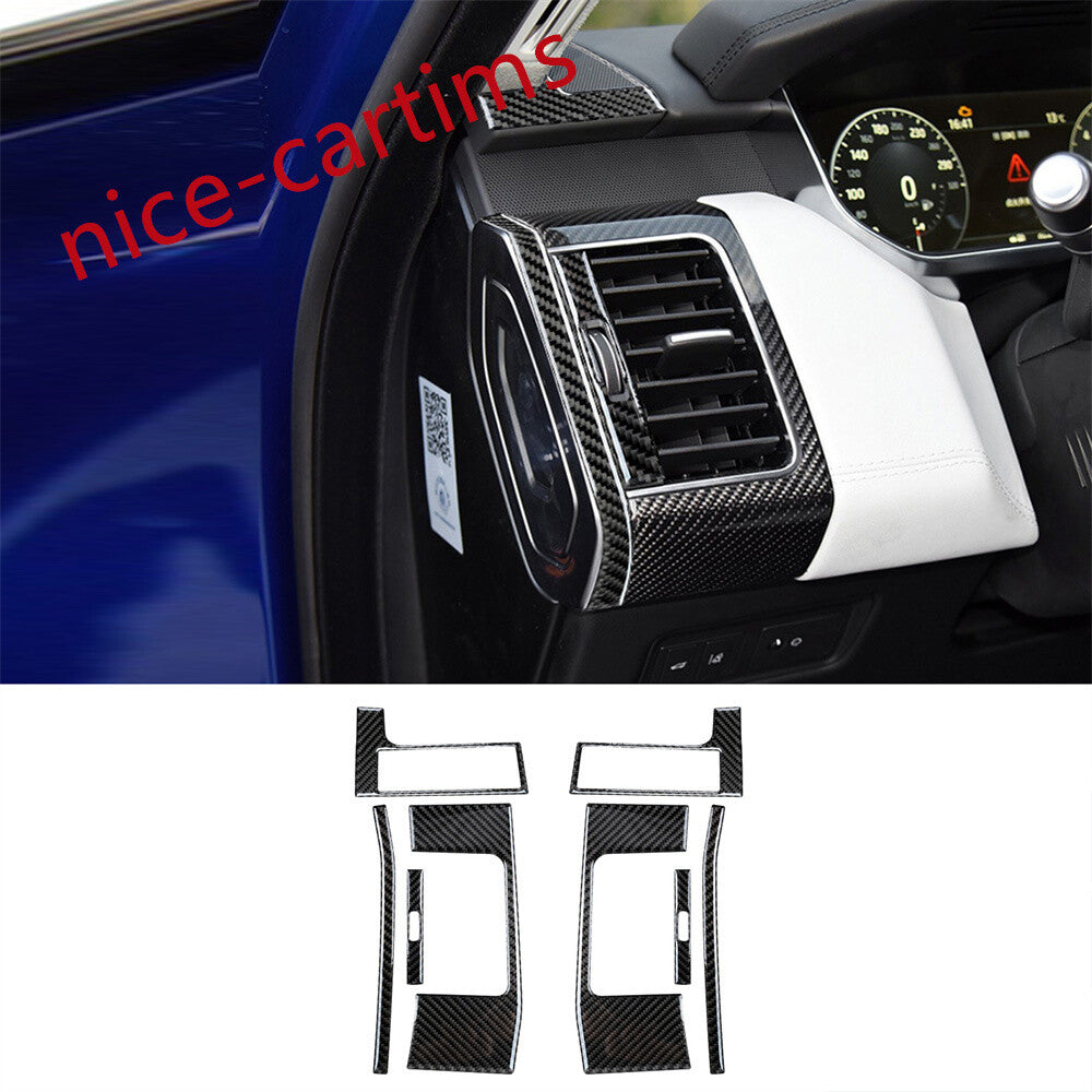 Kit For LR for Range Rover Sport 2014-2017 Interior Full Set Trim 36Pcs Carbon Fiber