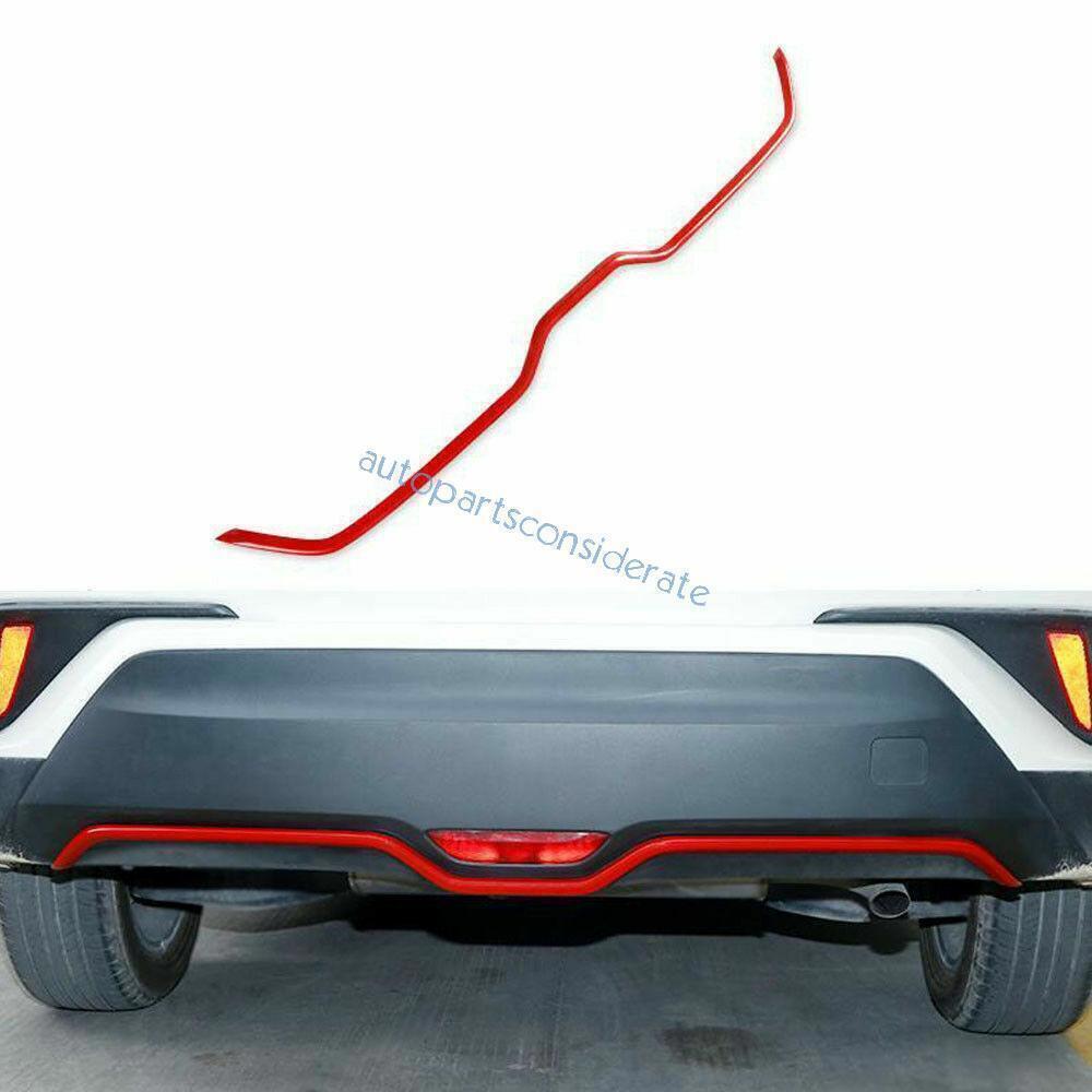 for Toyota CHR C-HR 2018-22 Red Look ABS Rear Bumper Molding Strip Cover Trim 1X