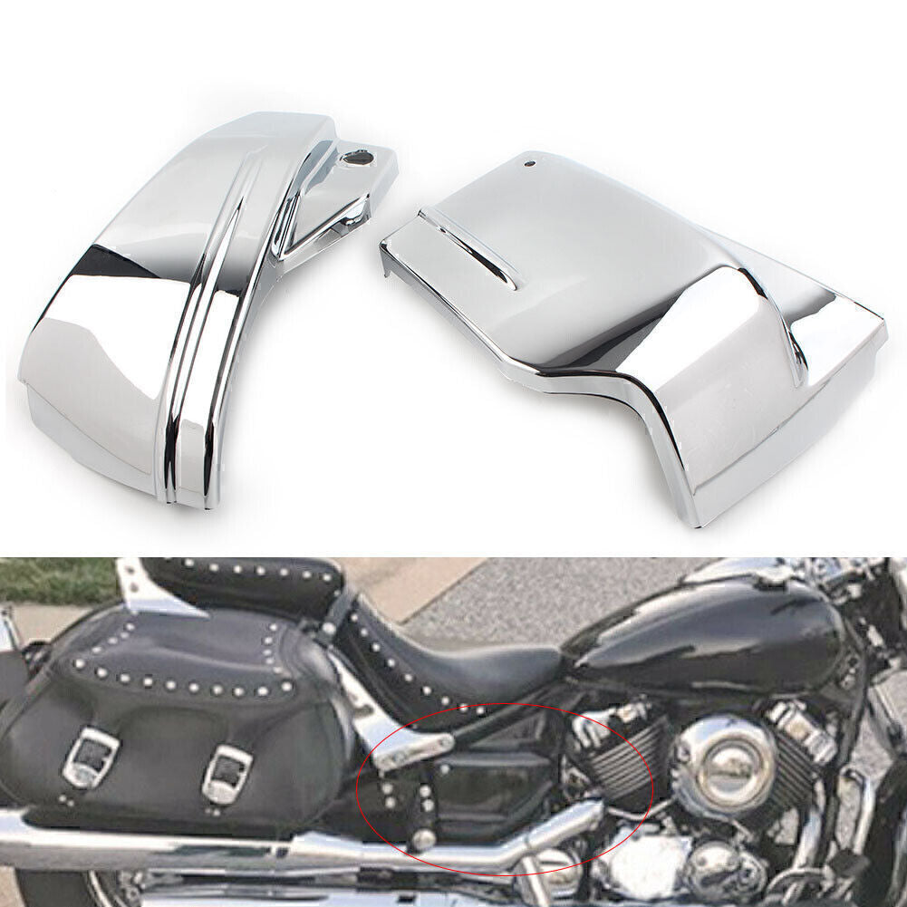 ABS-Batterie-Seitenabdeckung f¨¹r for Yamaha V Star 650 DragStar 650 XVS650 Chrom