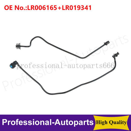 2PCS Hose Set Engine to Expansion Tank Overflow for Land Rover LR2