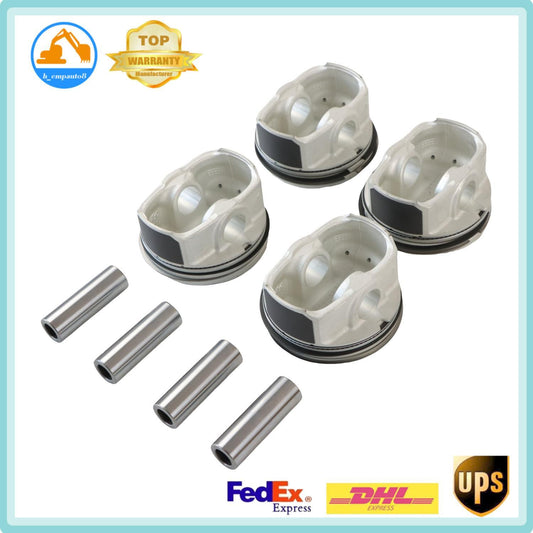 4X Pistons/Rings 1.6L G4FG for Hyundai Accent HB20 for Kia Forte 23041-2B900
