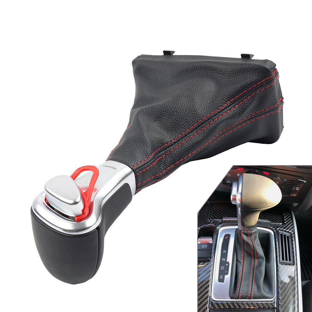 Automatic Gear Shift knob Shifter Leather Gaiter Boot for Audi A3 A4 A5