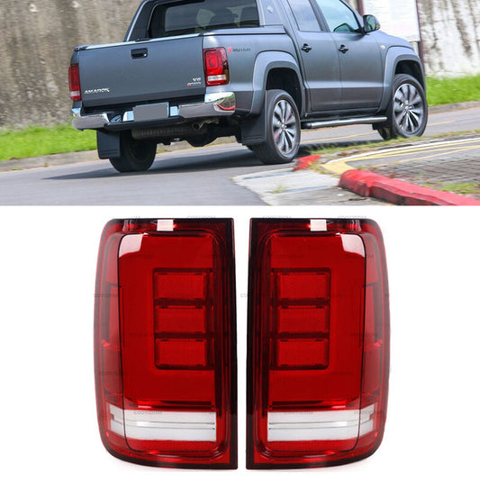 Pair for Volkswagen for VW Amarok V6 2009-2020 LED Tail Light Brake Turn Signal Lamp