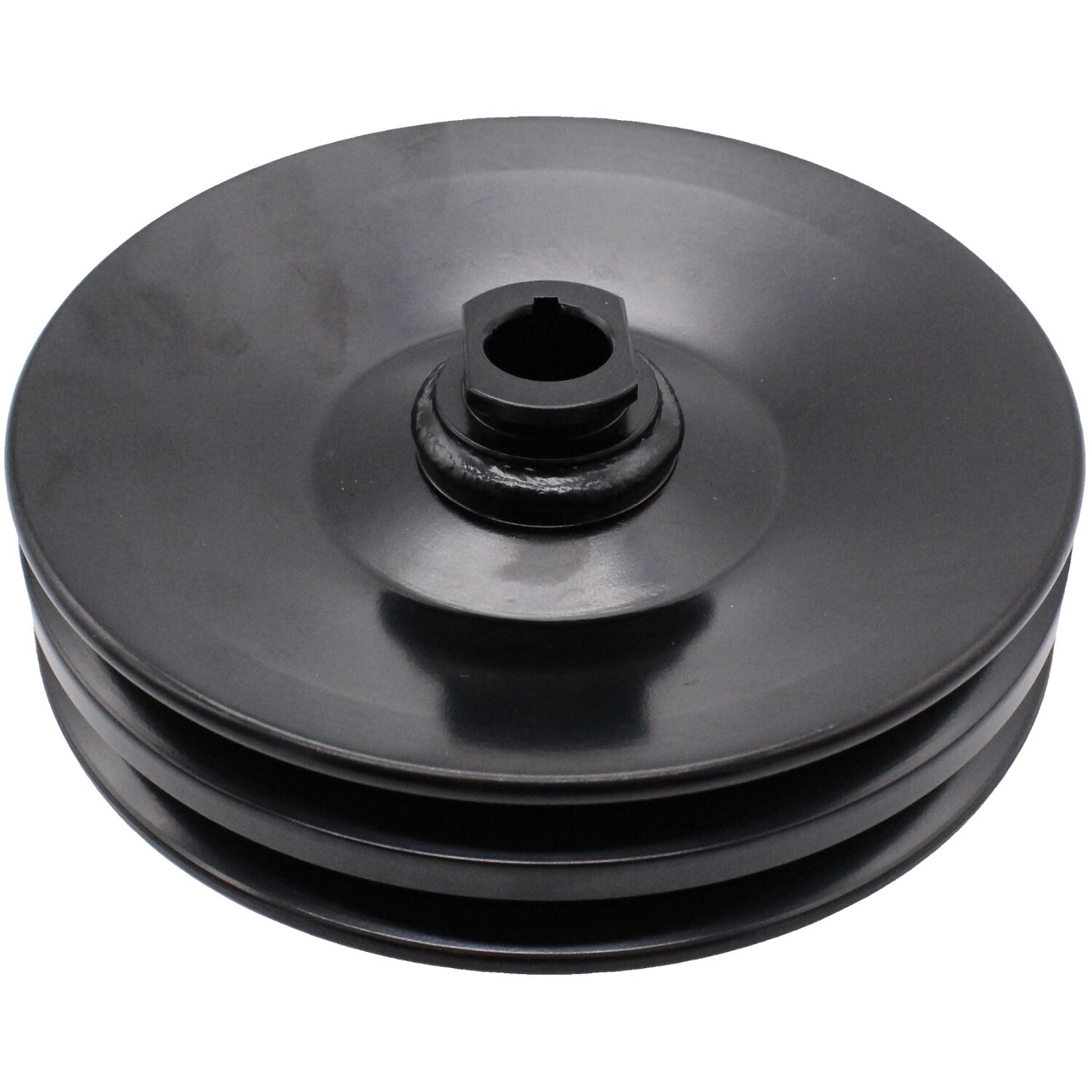 1pc Black Double Groove Pump Pulley For GM SBC BBC for Chevy 350 454 26028613 6176B