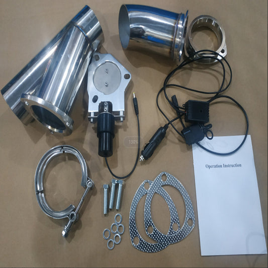 3-inch stainless steel exhaust valve motor dump valve system kit manual switch