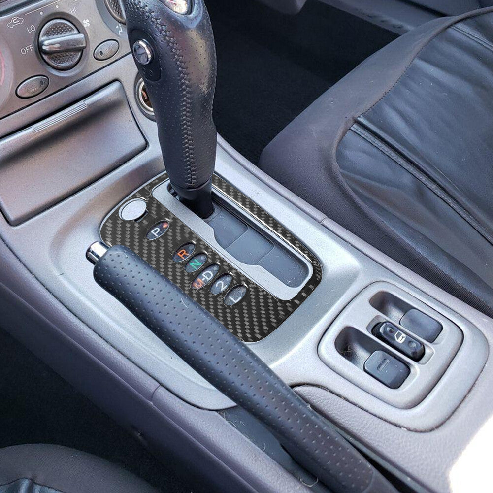Carbon Fiber Center Console Gear Shift Panel Trim for Toyota Celica 2001-2005