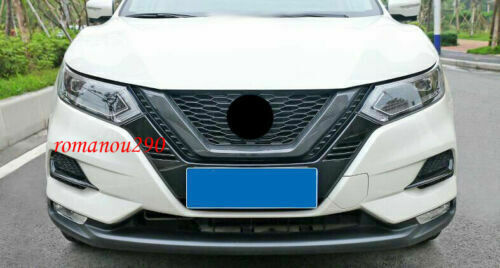 for Nissan Rogue Sport 2020-2021 Carbon Fiber Look U Type Front Grill Cover Trim