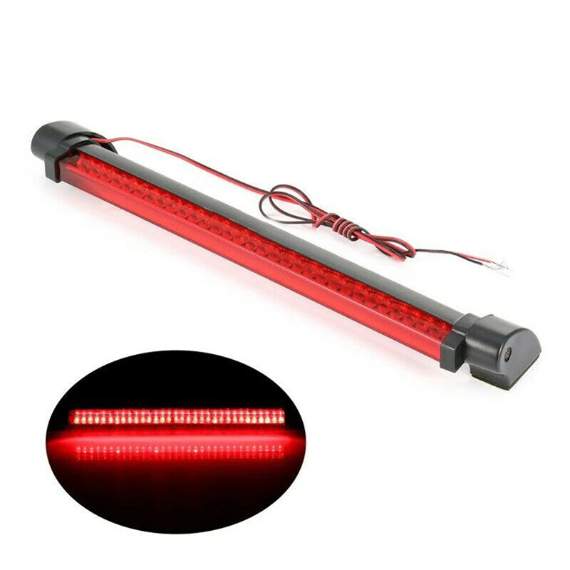 12V Red Car LED Third Brake Bar Rear Parking Signal Lamp High Mount Stop Lights