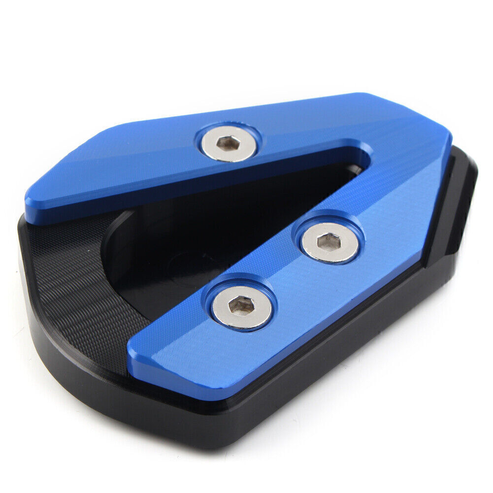 1pc kickstand Foot Support Side Pad for YAMAHA YZFR6 2017 - 2021 Blue Aluminum