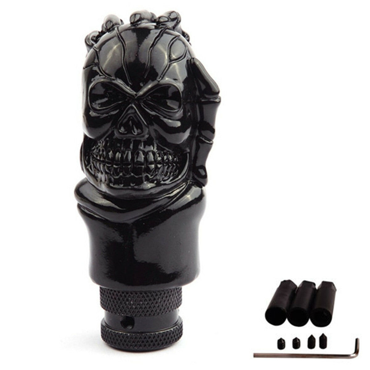 Manual Car Skull Head Shift Knob Gear Stick Shifter Lever Interior Accessories
