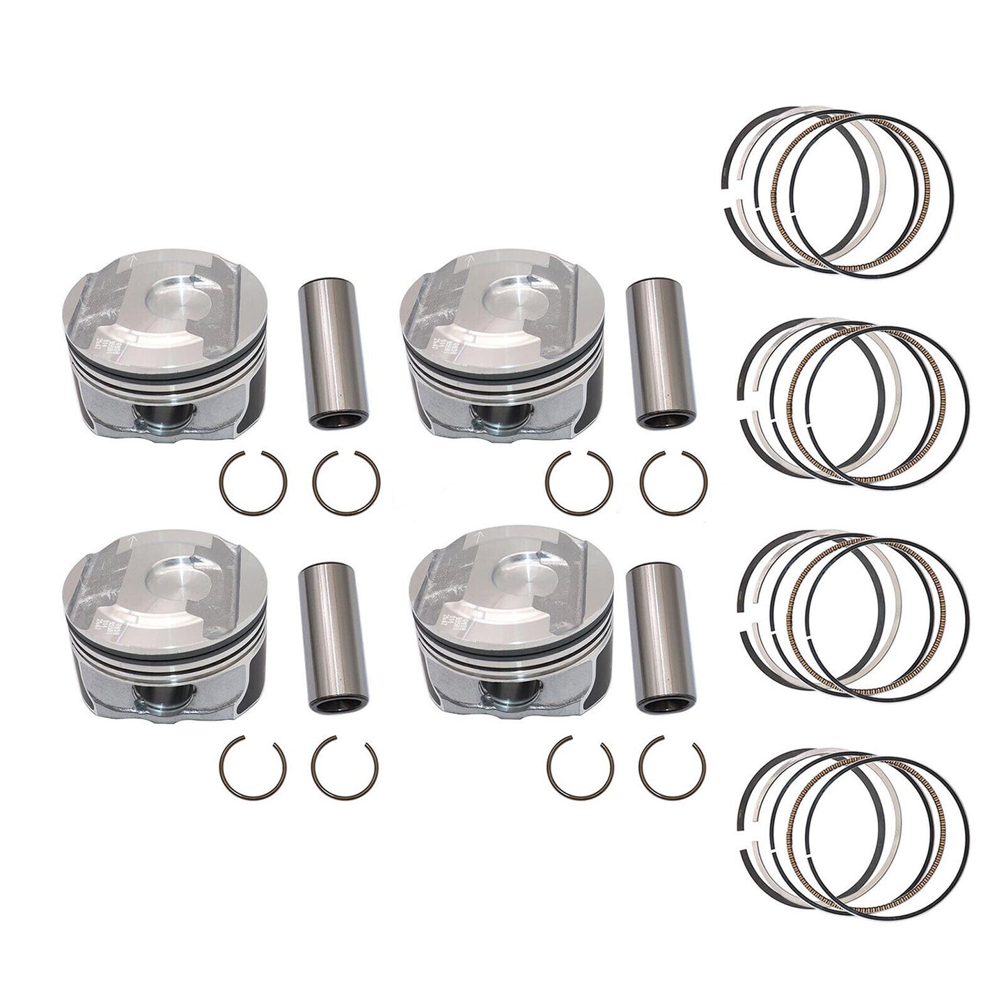 2.0T Pistons  Rings Kit Fit for Buick Regal GL8 for ES for Cadillac ATS XT5 for Chevrolet