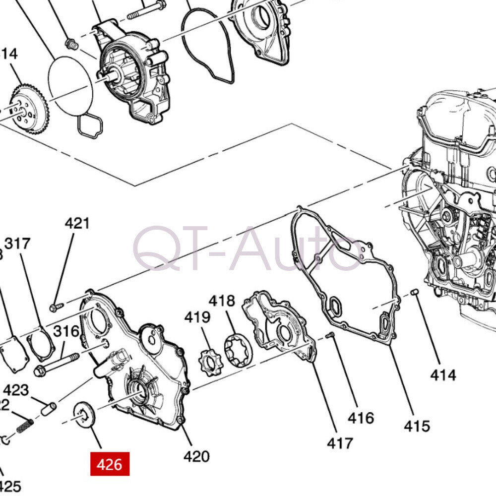 Crankshaft and crank stamp 12584041. Suitable for 2010-2017 for GMC 2.4 terrain-sensitive models.