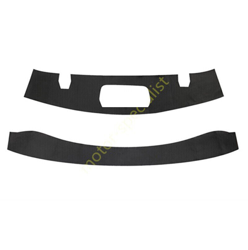 2Pcs Leather Rear Bumper Guard Sill Scuff Plate Trim for Ford Explorer 2011-2019